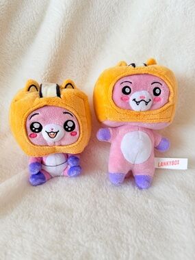 Lankybox Foxy Plush Toy Duo - Foxy & Baby Foxy